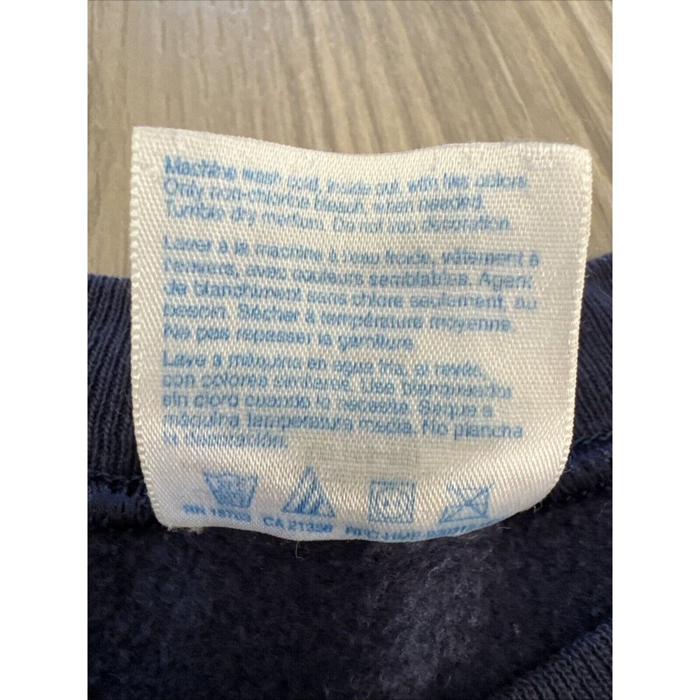 Vintage Gunnison Colorado Navy Blue Hanes Sweatshirt XL Nature 90s Mountains - Picture 7 of 11